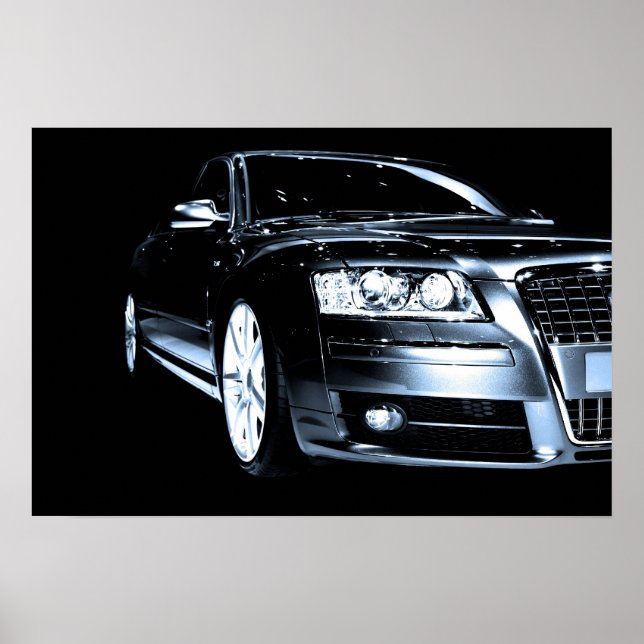 Luxury Sports Car Poster (Front)