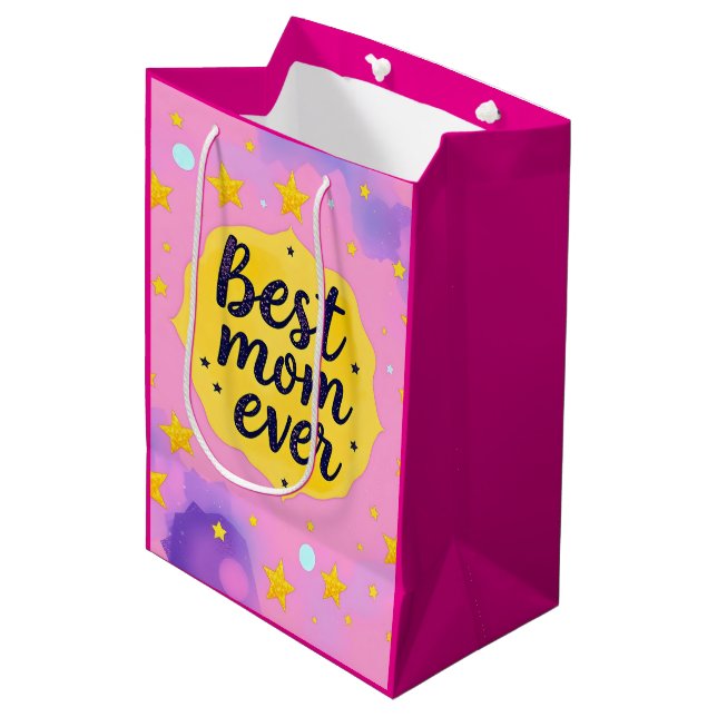 Luxury Stars Trendy Gift Collection Medium Gift Bag (Front Angled)