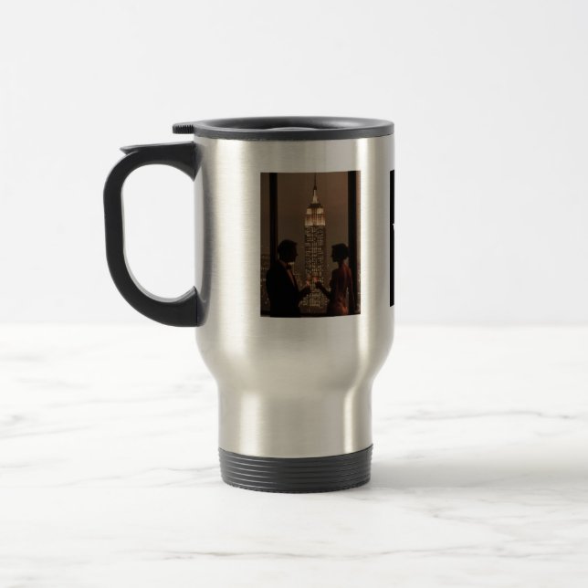 Luxury Success Couple Travel Mug (Left)