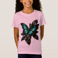 Luxury Teal Butterfly Acrylic Wall Art