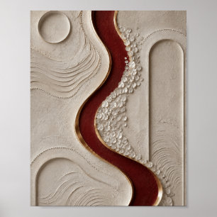 Luxury Textured Abstract Wall Art 