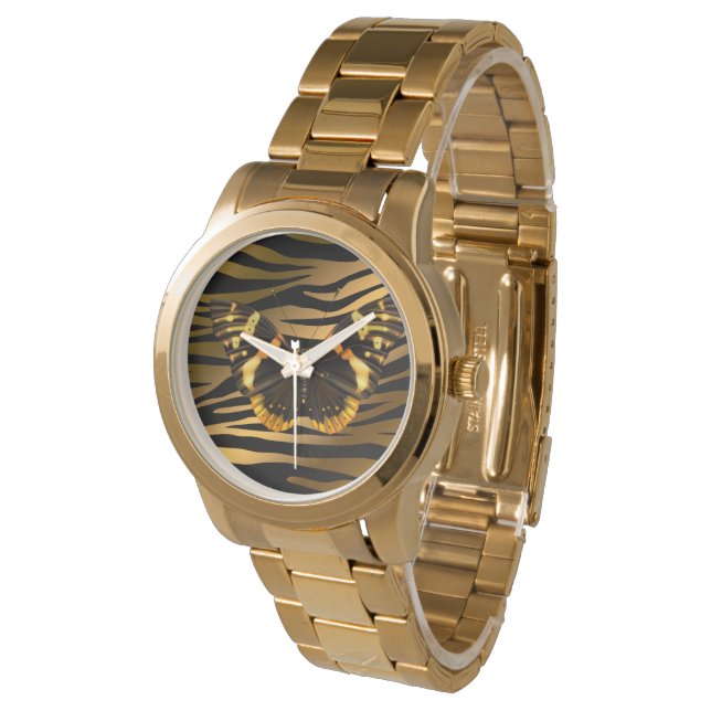 Luxury Tiger Butterfly Trendy Line Watch (Angled)