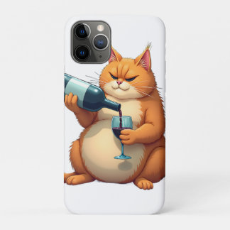 Luxury Tipsy Cat Modern Art Illustration Case-Mate iPhone Case