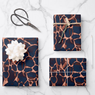 Luxury Tortoise Shell Wrapping Paper Sheet