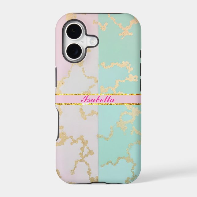 Luxury Trendy Blush Pink Soft Mint Gold Collection (Back)