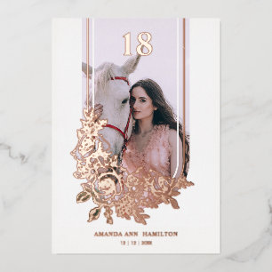 Luxury Trendy Floral Birthday Party Photo