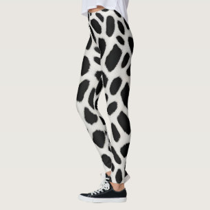 Luxury Trendy White Leopard Elegant Collection Leggings