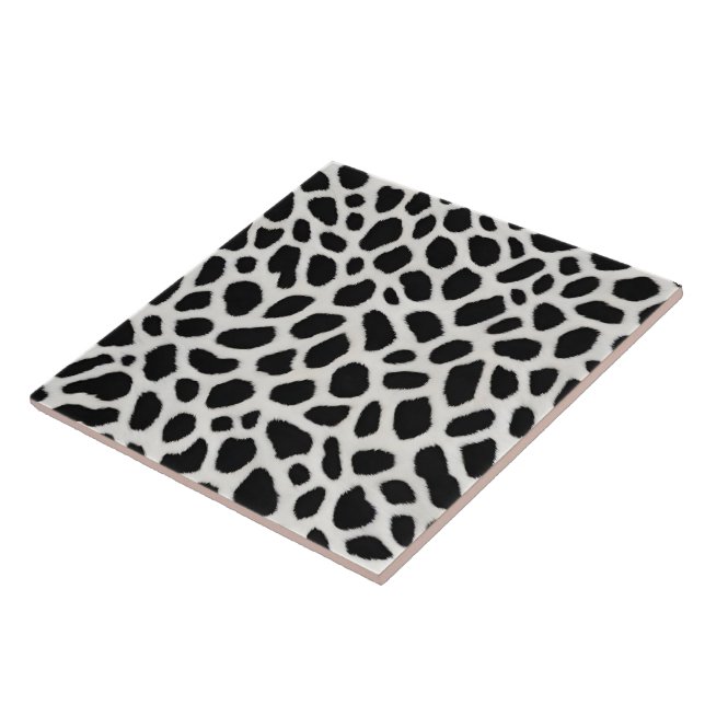 Luxury Trendy White Leopard Elegant Collection Tile (Side)