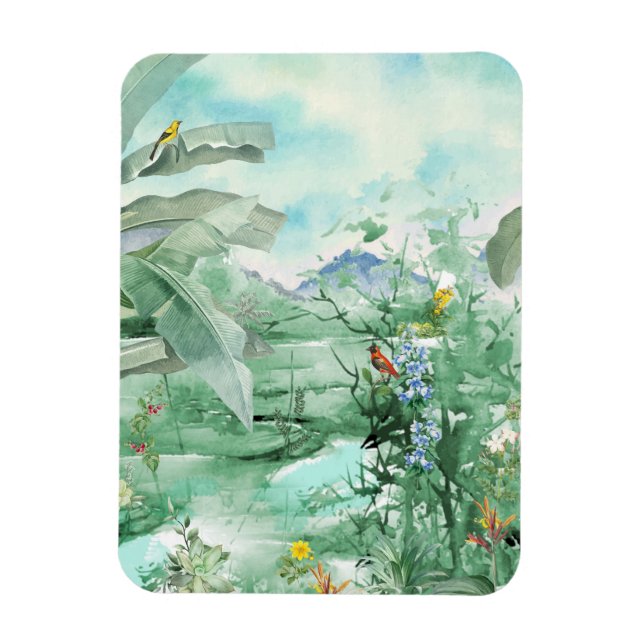 Luxury Tropical Magnet (Vertical)