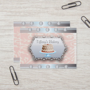 Luxury Vintage Bakery Boutique Business Card