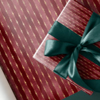 Luxury Vintage Dark red gold stripes