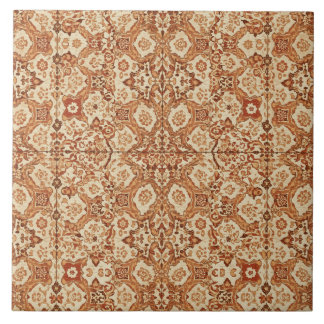 Luxury Vintage Islamic Geometric Sand Terracotta Tile