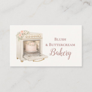 Luxury Vintage Patisserie Bakery Business Card