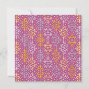 Luxury Vintage Pattern Save The Date