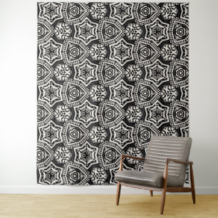 Luxury Wall Tapestry   Chequerboard Fabric Art