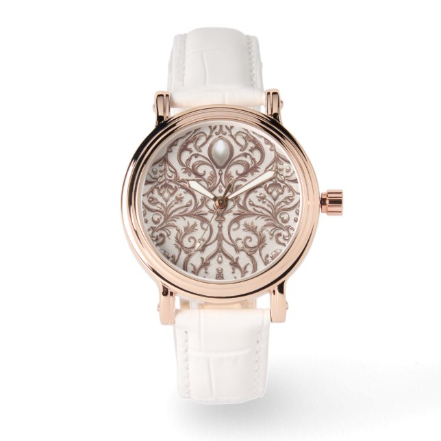 Luxury Watch and Luxurious Copper , Pearl design (Front)