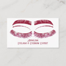 Luxury Watercolor Eyelash & Brow Beauty, Red