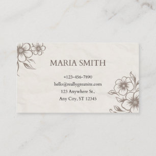 Luxury Wedding Agent Business Card