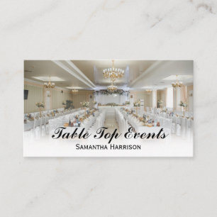 Luxury Wedding Event Catering Banquet Business Card