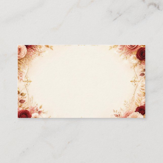 Luxury Wedding Invitation (Back)
