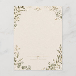 Luxury Wedding Invitation – Minimalist Ivory style