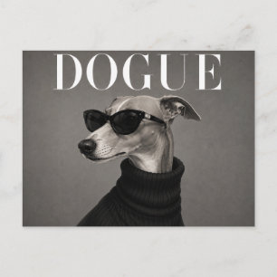 Luxury Whippet Dog Portrait Postcard