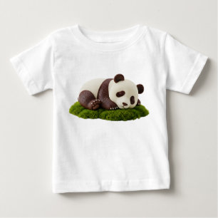 Luxury White Chocolate Panda Dessert Baby T-Shirt