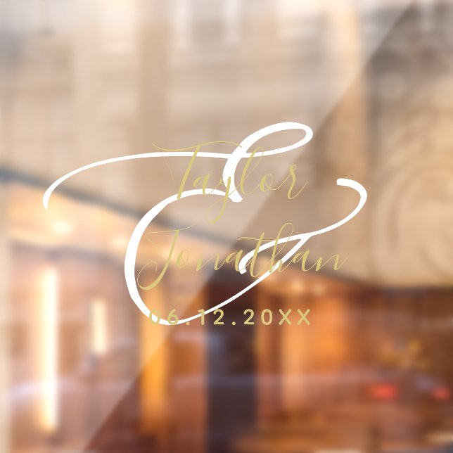 Luxury White & Gold Minimal Classy Custom Wedding (Sheet 2)