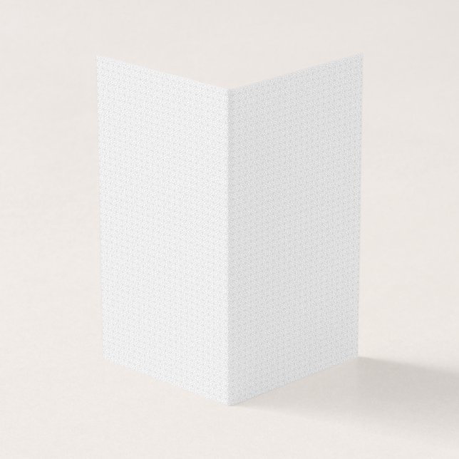 Luxury White Monogram File Folder Set Business Card (Outside)