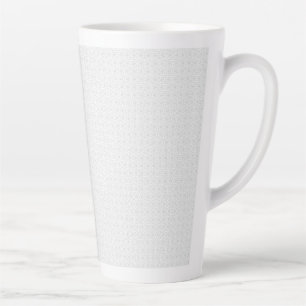 Luxury White Monogram File Folder Set Latte Mug