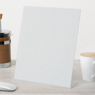Luxury White Monogram File Folder Set Pedestal Sign
