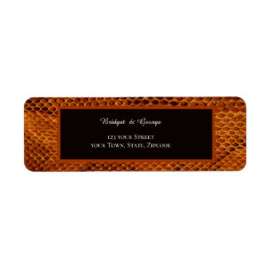 luxury wild snake skin animal wedding 