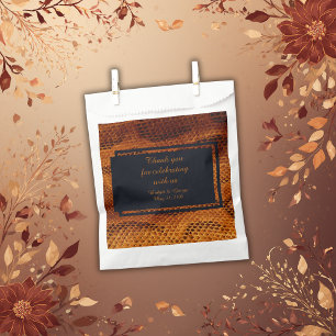 luxury wild snake skin animal wedding  favour bags