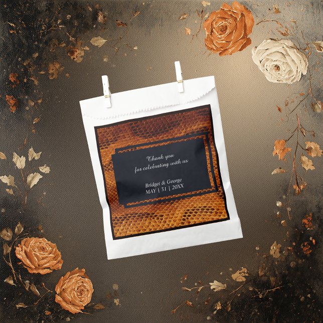 luxury wild snake skin animal wedding  favour bags (Creator Uploaded)