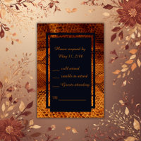 luxury wild snake skin animal wedding