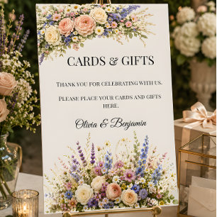 Luxury Wildflower Meadow Wedding Card