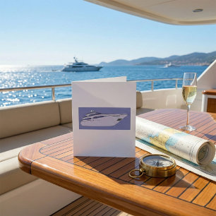 Luxury Yacht Card