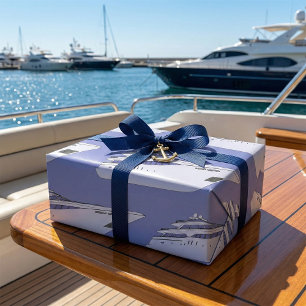 Luxury Yacht Wrapping Paper