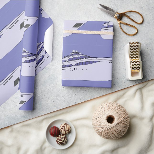 Luxury Yacht Wrapping Paper (Creator Uploaded)