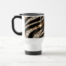 Luxury Zebra Crystal Animal Print