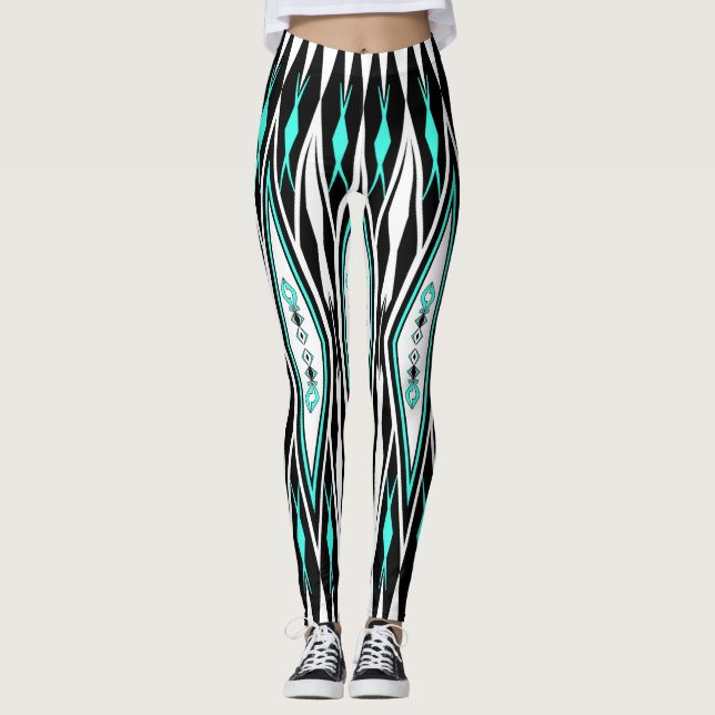 Luyu ~ Wild Dove Leggings (Front)