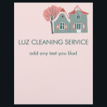 LUZ CLEANING Custom Flyer<br><div class="desc">Change everything on this custom flyer,  add your own text and change the sizes of things. Thank you!</div>