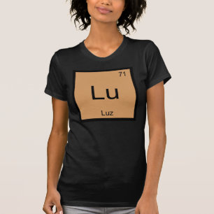 Luz  Name Chemistry Element Periodic Table T-Shirt