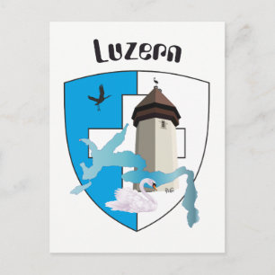 Luzern Schweiz Postkarte Postcard