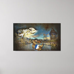 LUZERN Vintage Grunge - Canvas