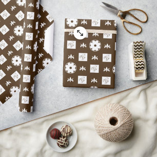 LV CHOCOLATE&VANILLA WRAPPING PAPER