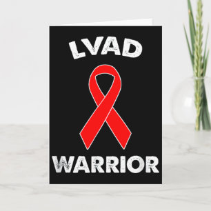 Lvad Warriortee Red-ribbon Day Clothing Lvad  Card