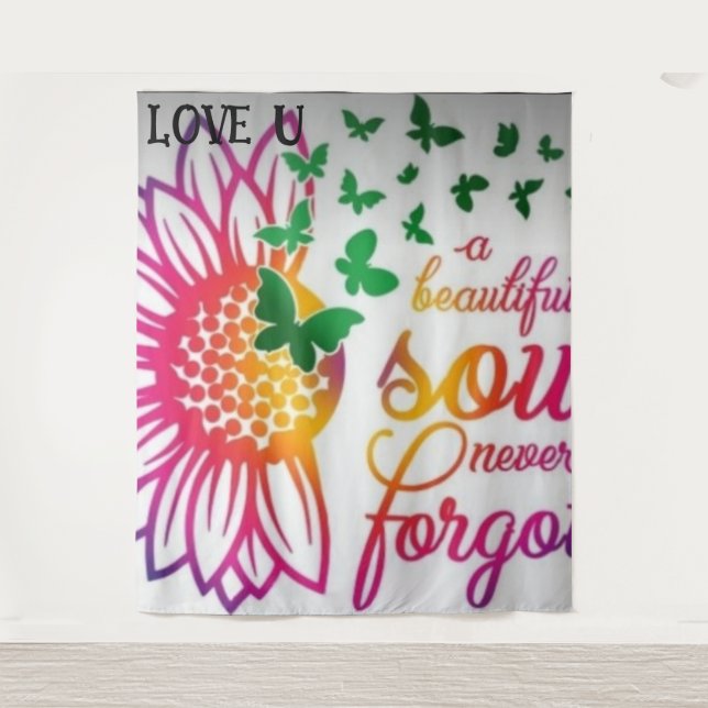 LVE U AND COLOUR FULL DISIGN INTapestry Tapestry (Front)