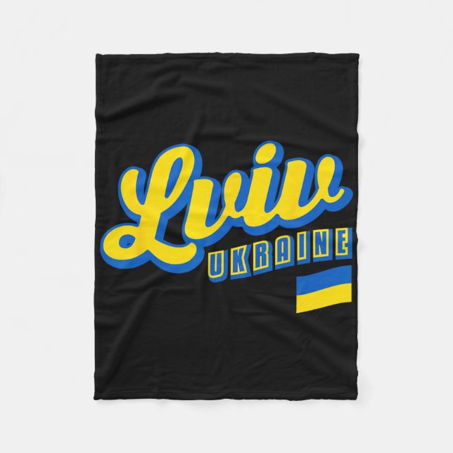 Lviv Ukraine 1  Fleece Blanket (Front)