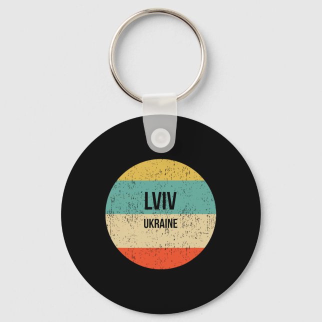 Lviv Ukraine 3  Key Ring (Front)
